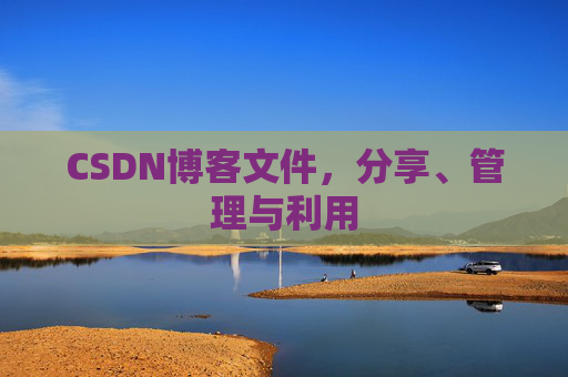 CSDN博客文件，分享、管理与利用